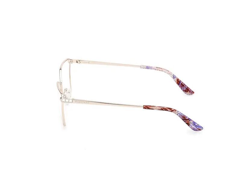 Guess by Marciano Donna GM50030 033 Montature da vista Metallo Oro Cat Eye Normale miniatura 2