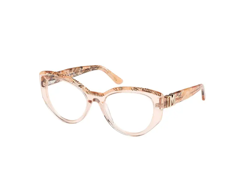 Guess by Marciano Donna GM50031 059 Montature da vista Acetato Beige Cat Eye Normale