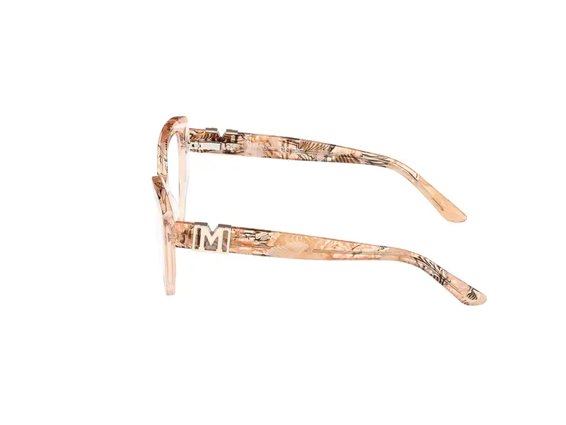 Guess by Marciano Donna GM50031 059 Montature da vista Acetato Beige Cat Eye Normale miniatura 2