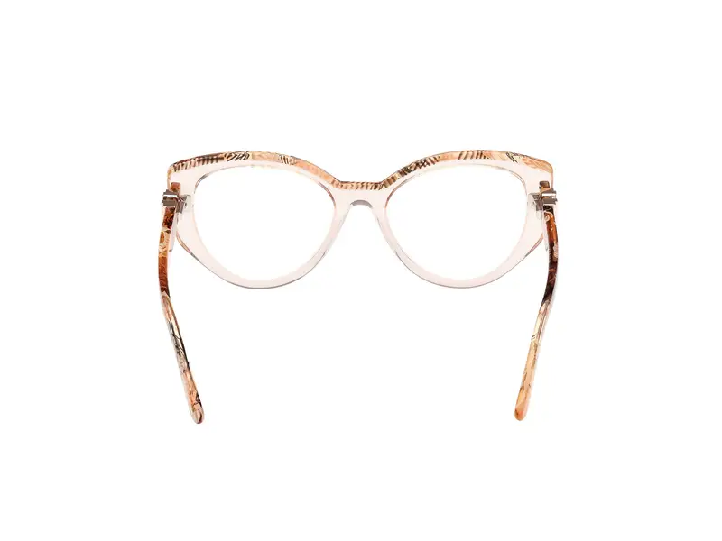Guess by Marciano Donna GM50031 059 Montature da vista Acetato Beige Cat Eye Normale miniatura 3