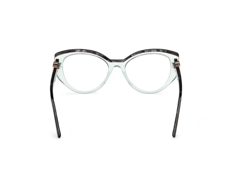 Guess by Marciano Donna GM50031 095 Montature da vista Acetato Verde Cat Eye Normale miniatura 3