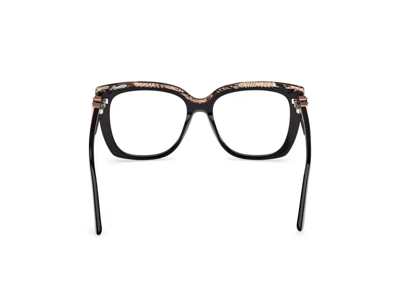 Guess by Marciano Donna GM50032 005 Montature da vista Acetato Nero Squadrata Normale miniatura 3