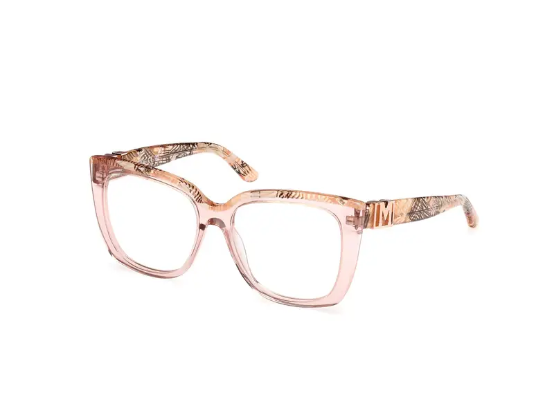 Guess by Marciano Donna GM50032 074 Montature da vista Acetato Rosa Squadrata Normale