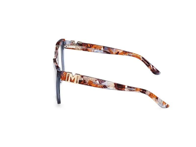 Guess by Marciano Donna GM50032 092 Montature da vista Acetato Blu Squadrata Normale miniatura 2