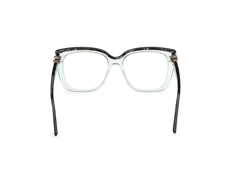 Guess by Marciano Donna GM50032 095 Montature da vista Acetato Verde Squadrata Normale miniatura 3