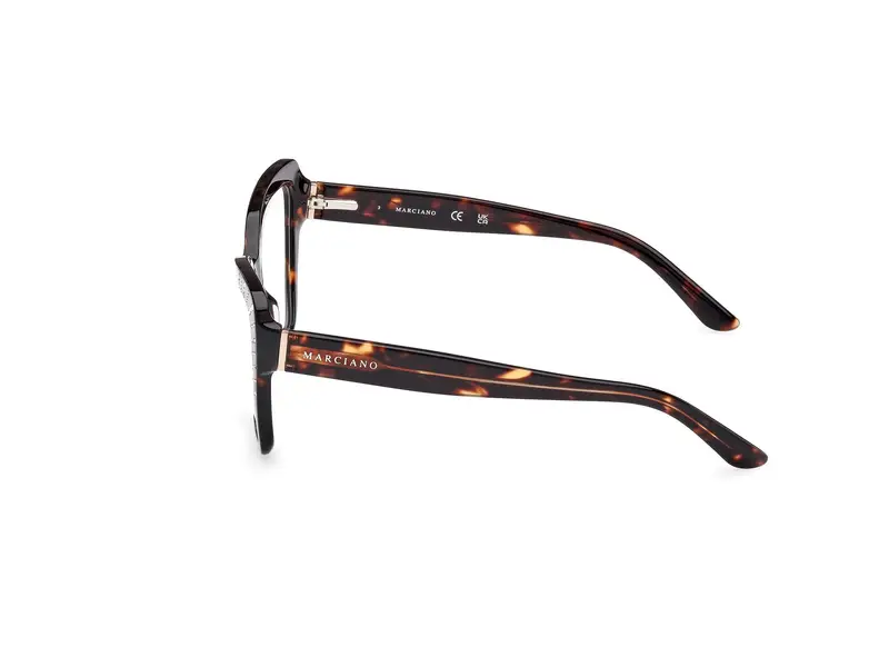 Guess by Marciano Donna GM50034 052 Montature da vista Acetato Havana Farfalla Normale miniatura 2