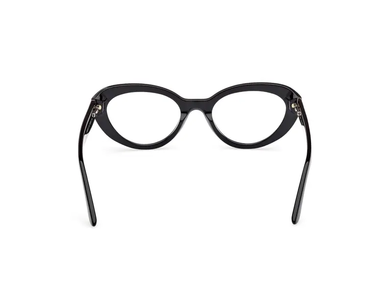 Guess by Marciano Donna GM50035 001 Montature da vista Acetato Nero Rotonda Normale miniatura 3