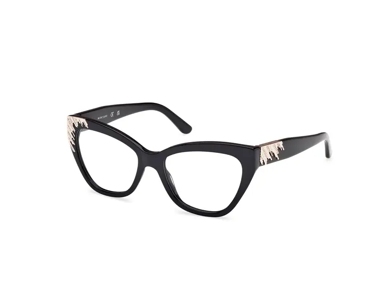 Guess by Marciano Donna GM50037 001 Montature da vista Acetato Nero Squadrata Normale