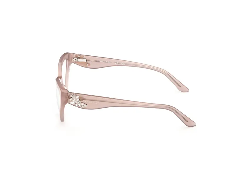 Guess by Marciano Donna GM50038 057 Montature da vista Acetato Beige Cat Eye Normale miniatura 2