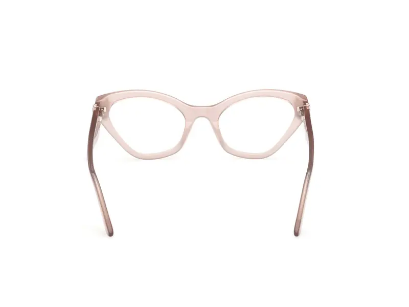 Guess by Marciano Donna GM50038 057 Montature da vista Acetato Beige Cat Eye Normale miniatura 3