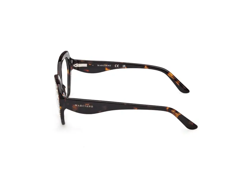 Guess by Marciano Donna GM50039 052 Montature da vista Acetato Havana Geometrica Normale miniatura 2