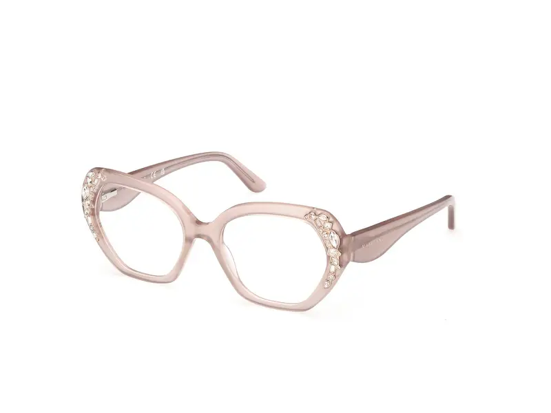 Guess by Marciano Donna GM50039 057 Montature da vista Acetato Beige Geometrica Normale