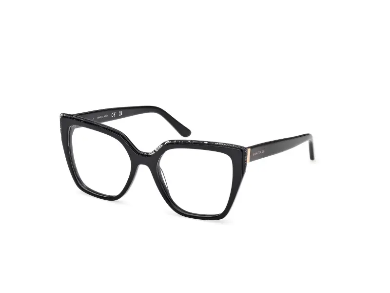 Donna GM50042 001 Montature da vista Acetato Nero Squadrata Normale