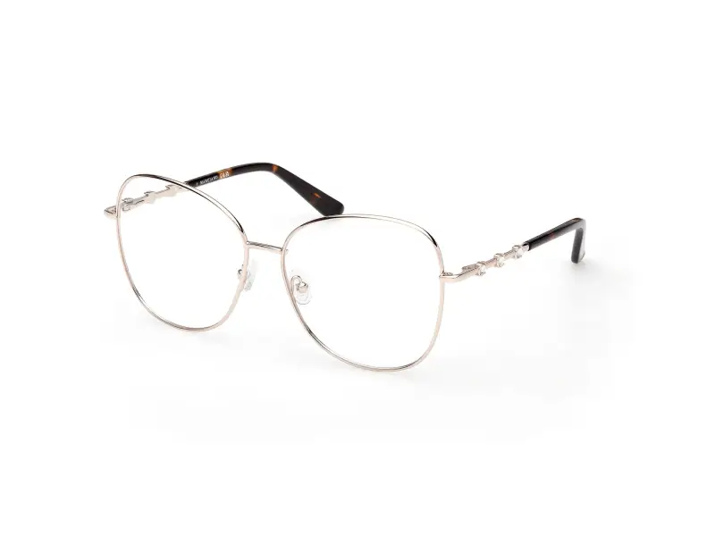 Donna GM50044 032 Montature da vista Metallo Oro Farfalla Normale