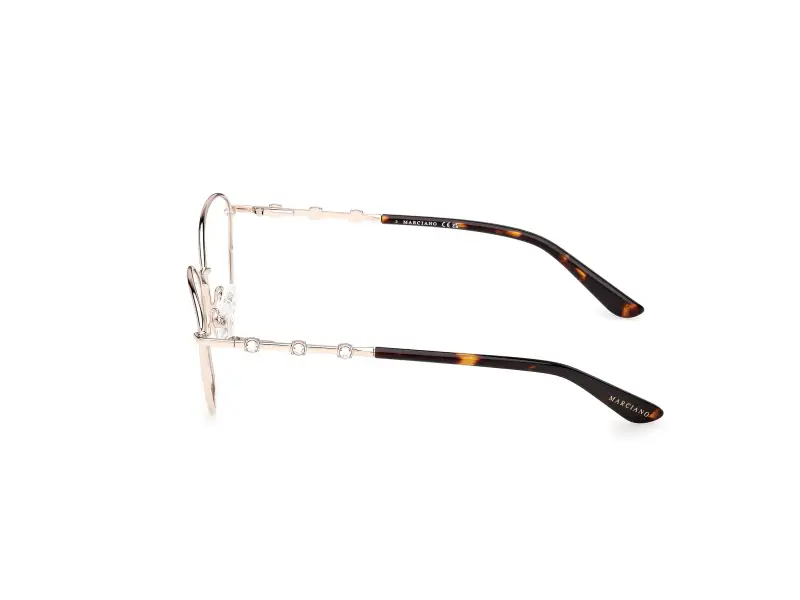 Donna GM50045 032 Montature da vista Metallo Oro Cat Eye Normale miniatura 3