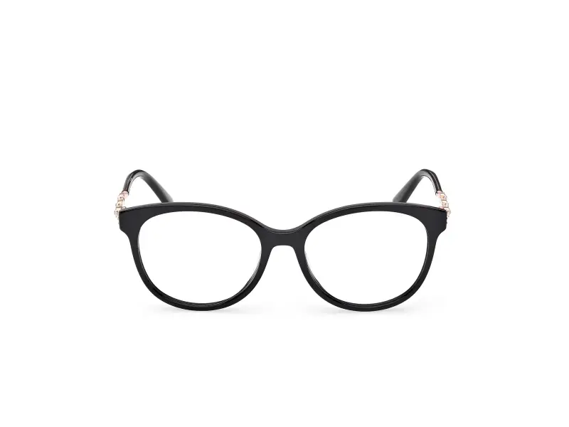 Donna GM50046 001 Montature da vista Acetato Nero Rotonda Normale miniatura 2