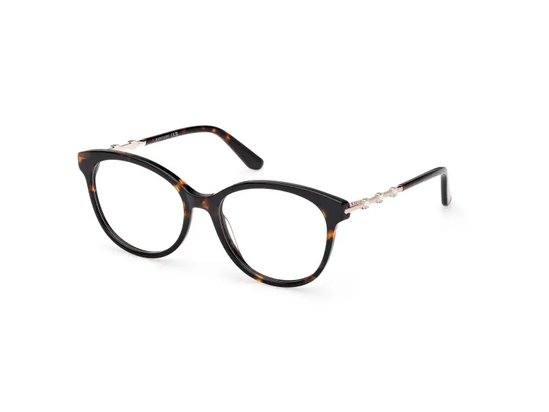 Donna GM50046 052 Montature da vista Acetato Havana Rotonda Normale