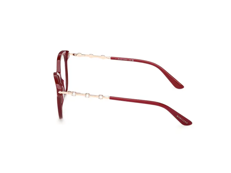 Donna GM50046 071 Montature da vista Acetato Bordeaux Rotonda Normale miniatura 3