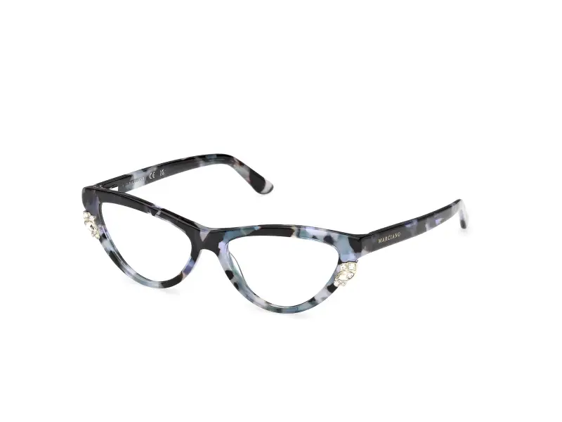 Donna GM50047 092 Montature da vista Acetato Blu Cat Eye Normale