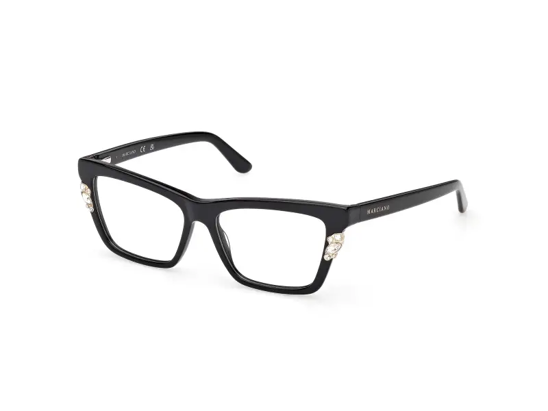 Donna GM50048 001 Montature da vista Acetato Nero Squadrata Normale