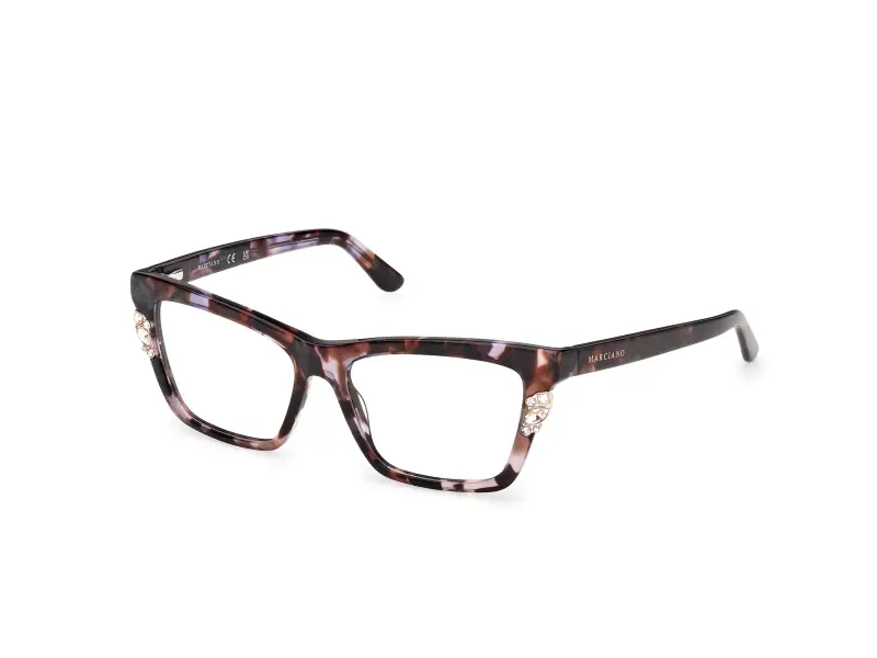 Donna GM50048 083 Montature da vista Acetato Havana Squadrata Normale