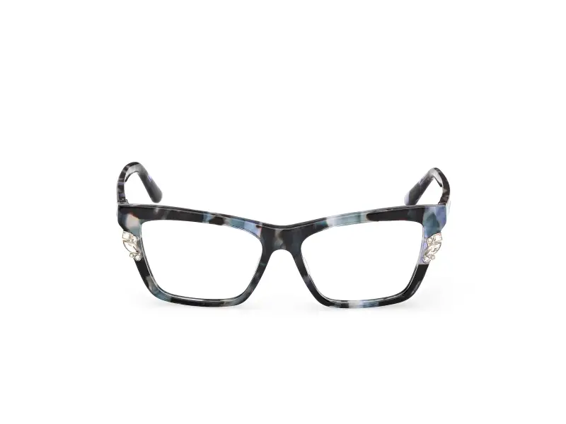 Donna GM50048 092 Montature da vista Acetato Blu Squadrata Normale miniatura 2