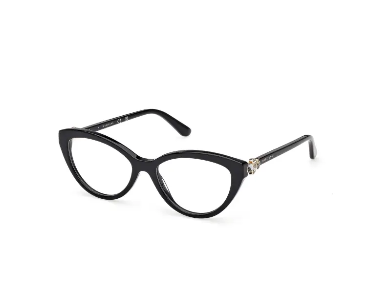 Donna GM50049 001 Montature da vista Acetato Nero Cat Eye Normale