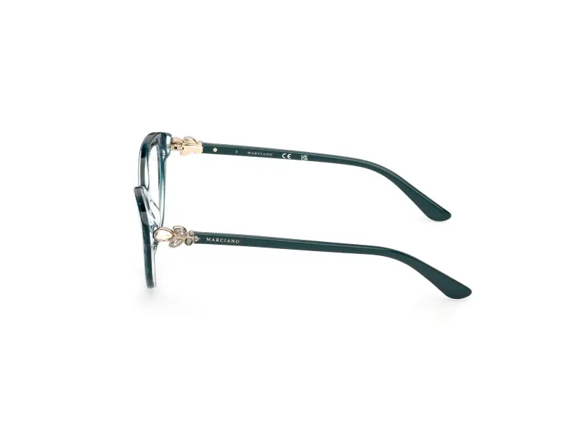 Donna GM50049 089 Montature da vista Acetato Turchese Cat Eye Normale miniatura 3