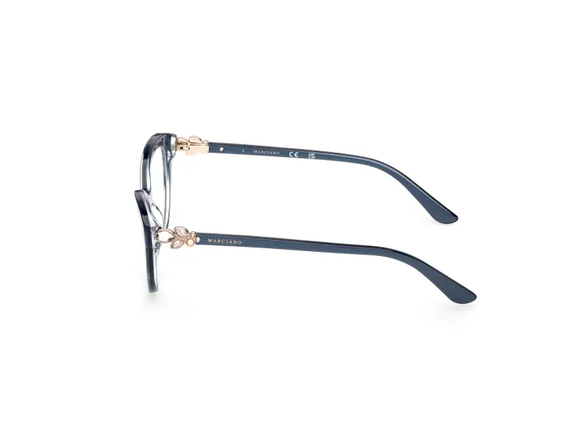 Donna GM50049 092 Montature da vista Acetato Blu Cat Eye Normale miniatura 3