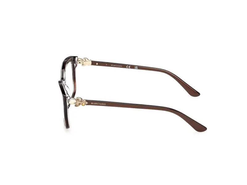 Donna GM50050 050 Montature da vista Acetato Marrone Squadrata Normale miniatura 3