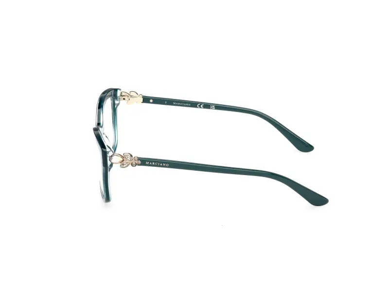 Donna GM50050 089 Montature da vista Acetato Turchese Squadrata Normale miniatura 3