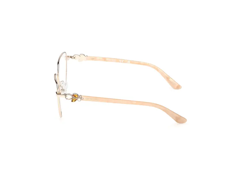 Donna GM50051 032 Montature da vista Metallo Oro Cat Eye Normale miniatura 3