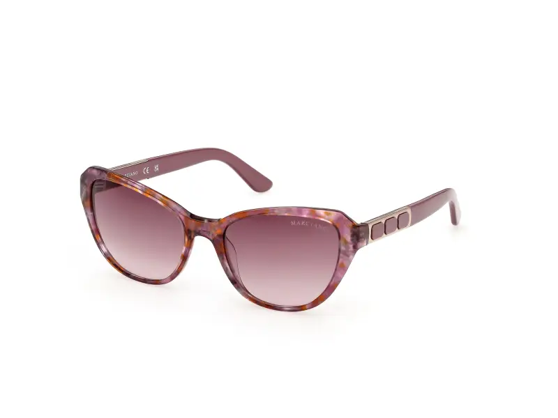 Donna Guess by Marciano GM00034 83T Occhiali da sole Acetato Havana Bordeaux Cat Eye Normale