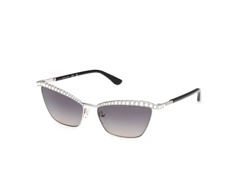 Donna Guess by Marciano GM00038 10W Occhiali da sole Metallo Grigio Blu Cat Eye Normale