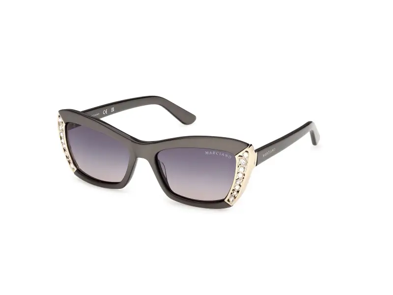Donna Guess by Marciano GM00041 20B Occhiali da sole Acetato Grigio Fumo Squadrata Normale