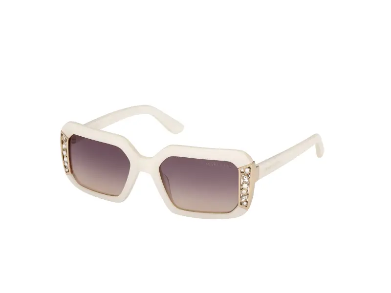 Donna Guess by Marciano GM00042 25B Occhiali da sole Acetato Avorio Fumo Geometrica Normale