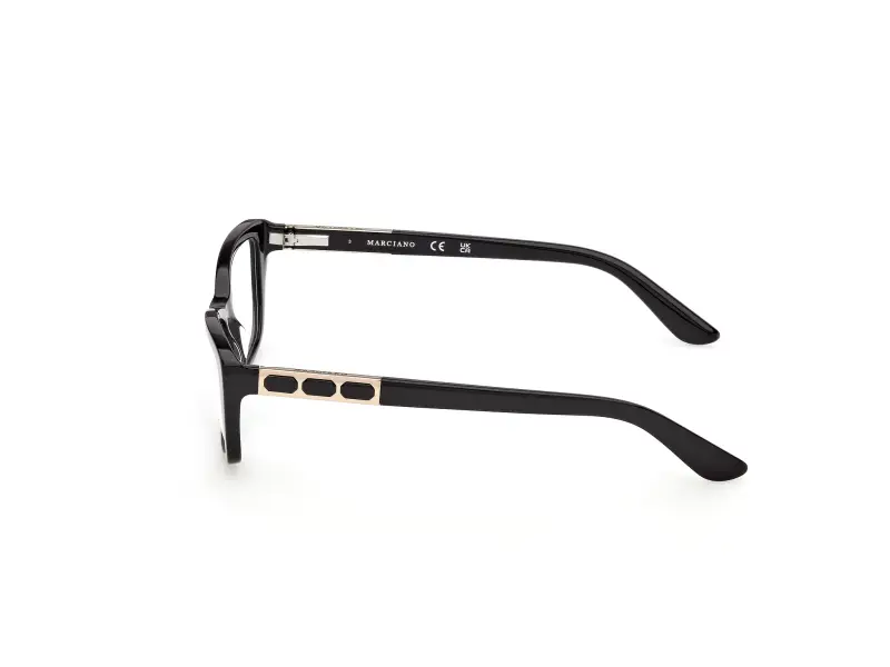Donna Guess by Marciano GM50053 1 Montature da vista Acetato Nero Squadrata Normale miniatura 3