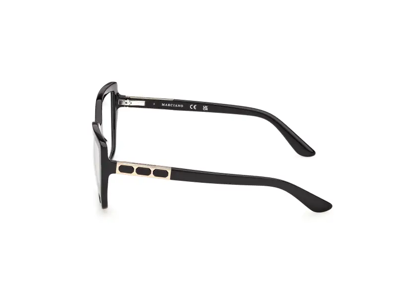 Donna Guess by Marciano GM50055 1 Montature da vista Acetato Nero Squadrata Normale miniatura 3