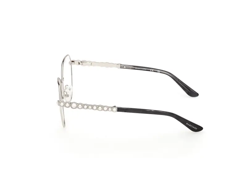 Donna Guess by Marciano GM50056 10 Montature da vista Metallo Grigio Rotonda Normale miniatura 3