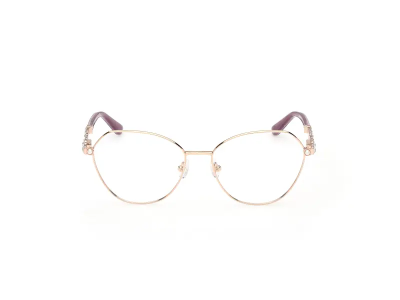 Donna Guess by Marciano GM50056 32 Montature da vista Metallo Oro Rotonda Normale miniatura 2