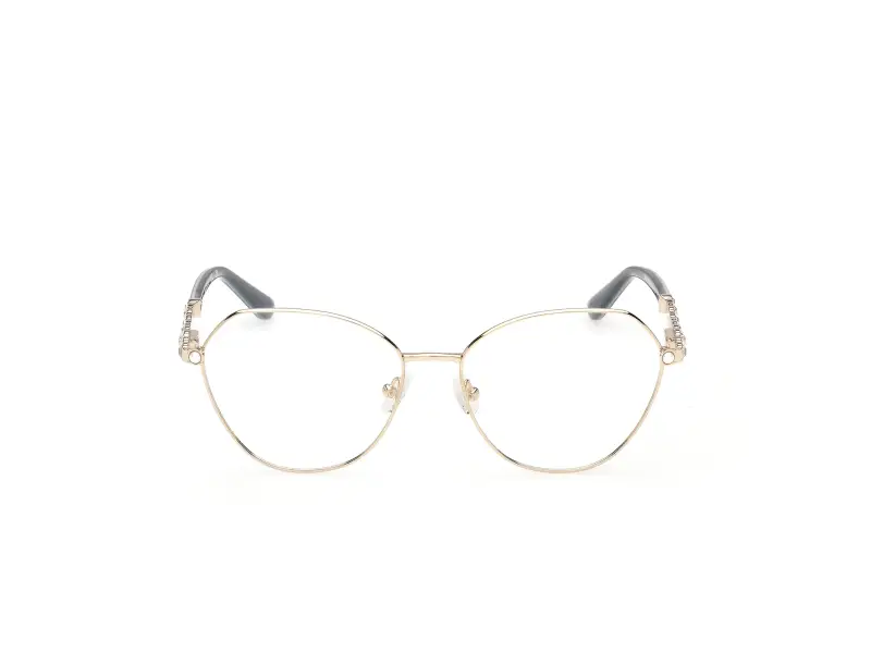 Donna Guess by Marciano GM50056 33 Montature da vista Metallo Oro Rotonda Normale miniatura 2