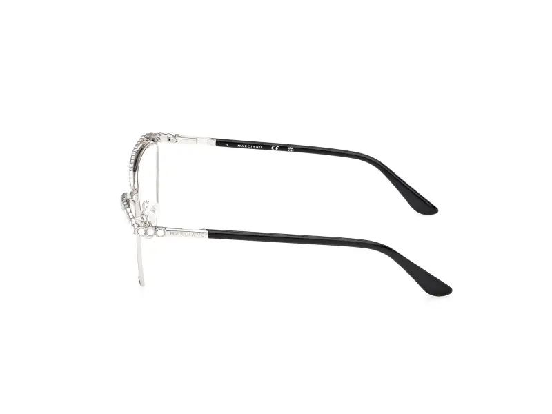 Donna Guess by Marciano GM50057 10 Montature da vista Metallo Grigio Cat Eye Normale miniatura 3