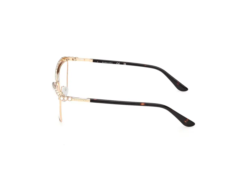 Donna Guess by Marciano GM50057 32 Montature da vista Metallo Oro Cat Eye Normale miniatura 3