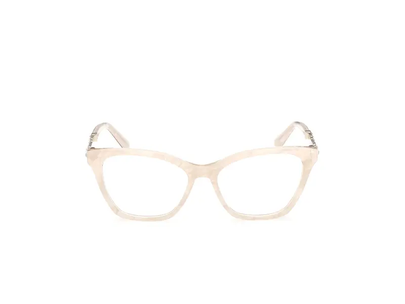 Donna Guess by Marciano GM50059 59 Montature da vista Acetato Beige Squadrata Normale miniatura 2