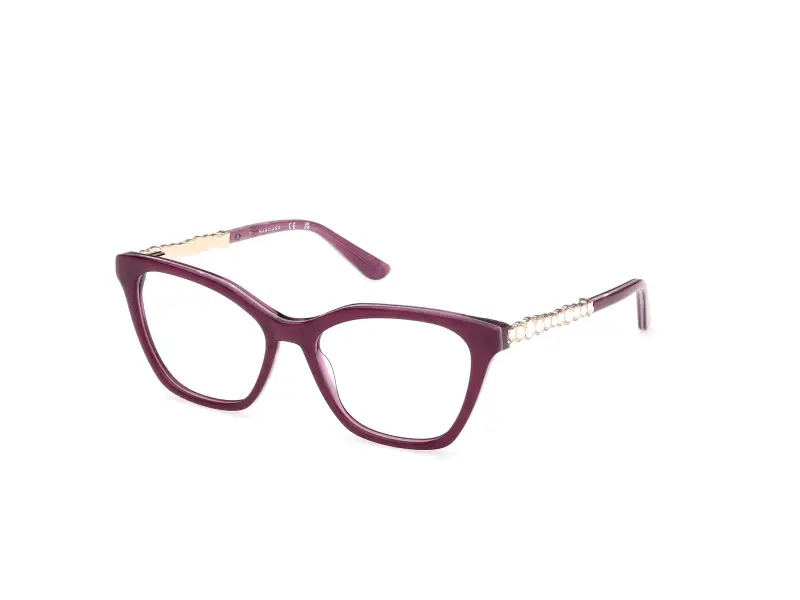 Donna Guess by Marciano GM50059 83 Montature da vista Acetato Viola Squadrata Normale