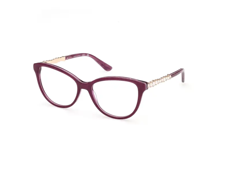 Donna Guess by Marciano GM50060 83 Montature da vista Acetato Viola Cat Eye Normale