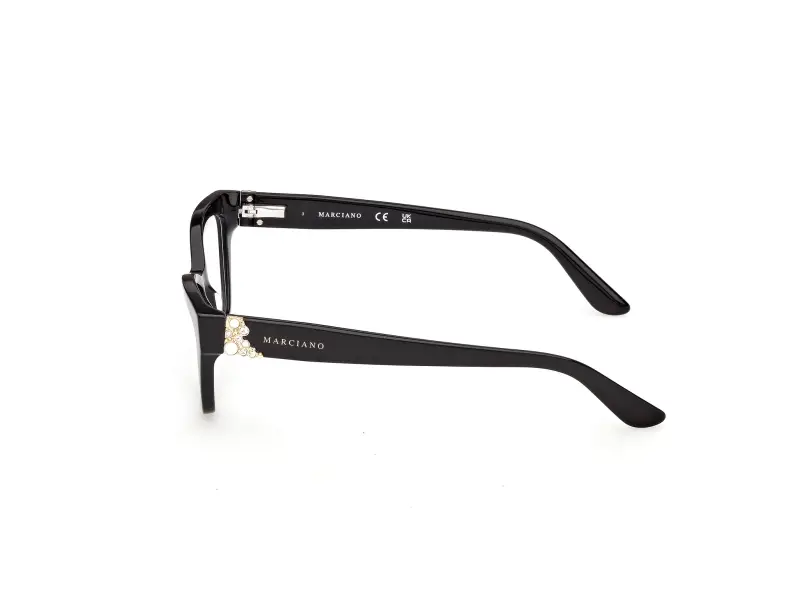 Donna Guess by Marciano GM50062 1 Montature da vista Acetato Nero Cat Eye Normale miniatura 3