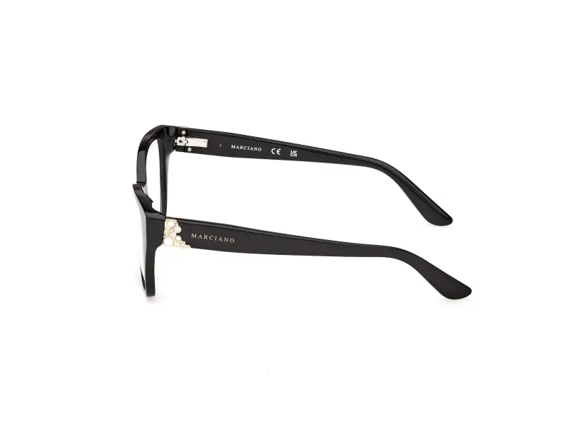Donna Guess by Marciano GM50063 1 Montature da vista Acetato Nero Cat Eye Normale miniatura 3