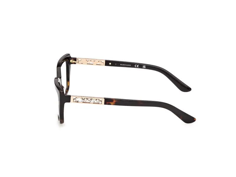 Donna Guess by Marciano GM50064 52 Montature da vista Acetato Havana Squadrata Normale miniatura 3