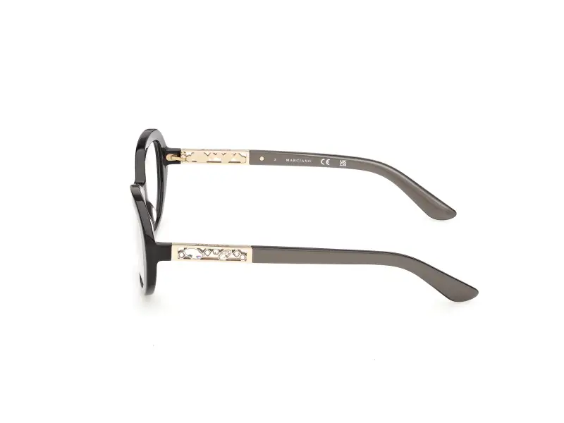 Donna Guess by Marciano GM50065 20 Montature da vista Acetato Grigio Rotonda Normale miniatura 3